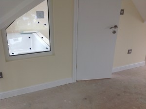 ensuite with glass