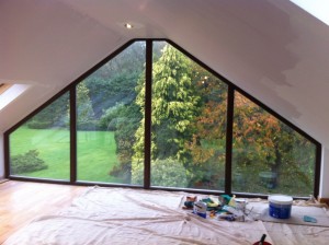 large gable window